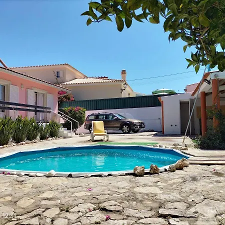 In A Rustic House With Swimming Pool